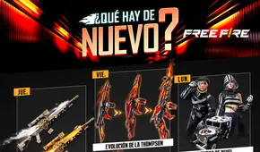 Free Fire: agenda semanal del 16 al 21 de febrero con Devil May Cry 5 y Recarga Colosal
