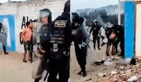 Joven fue pateado y sometido violentamente por policías en La Libertad, según CNDDHH