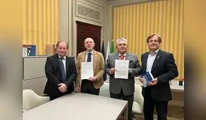 La universidad de Bologna suscribe convenio con la Católica de Santa María
