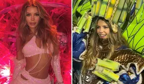 Flavia Laos quedó sorprendida al ver el traje que luciría en el Carnaval de Río de Janeiro