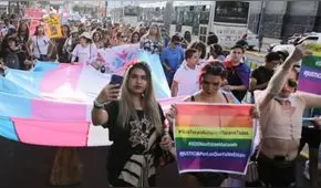 Colectivos LGTBIQ+ marchan ante los consecutivos crímenes de odio contra mujeres trans en este 2023