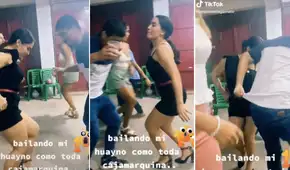 Cajamarquina muestra sus pasos prohibidos al ritmo de huayno y recibe miles halagos