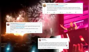 “Parecían truenos”, “Se pasaron”: critican fuegos artificiales en el concierto de Calvin Harris
