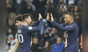 PSG goleó 3-0 a Marsella en el clásico francés y saca importante ventaja en la Ligue 1