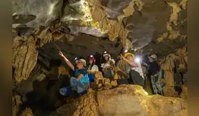 Palestina, la tercera cueva más profunda del Perú Palestina, la tercera cueva más profunda del Perú
