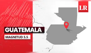 Temblor de magnitud 5.5 remeció Escuintla en Guatemala hoy, según INSIVUMEH