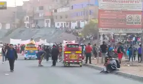 Carabayllo: manifestantes bloquean avenida Túpac Amaru