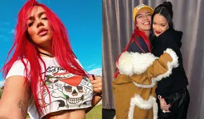 Karol G: el curioso error por el que conoció a su ídola Rihanna en el Super Bowl