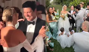 Lele Pons y su tío Chayanne protagonizaron tierna escena en su boda al bailar "Tiempo de vals"