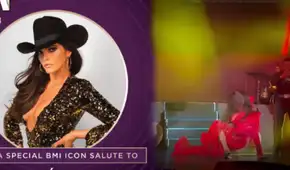 Cantante Ana Bárbara sufrió grave caída en pleno show en México