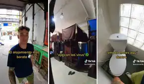 Joven muestra cómo es el "hotel más barato del mundo" y usuarios no lo pueden creer