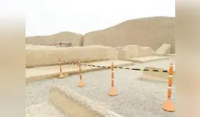 Monumentos arqueológicos protegidos ante fuertes lluvias, en La Libertad