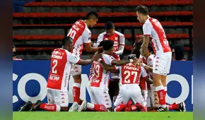 Independiente Santa Fe venció 2-1 a Águilas Doradas y clasificó a la fase de grupos de la Copa Sudamericana