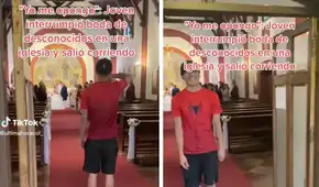 Joven interrumpe boda de desconocidos y hace lo impensado: "Yo me opongo"