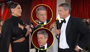 Oscar 2023: Hugh Grant protagoniza polémica entrevista en la alfombra roja y fans lo critican