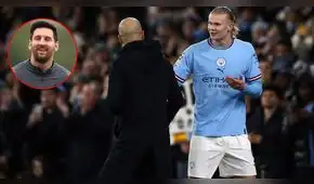 Hinchas critican a Guardiola por no dejar que Haaland rompa el récord de Messi: "Una grosería"