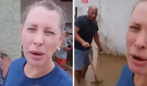 Leslie Stewart se suma a labores de limpieza en Punta Hermosa tras huaico: “Todos apoyando”