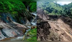 Huaico destruyó atractivo turístico los 'Peroles de Mishahuaca' de Piura