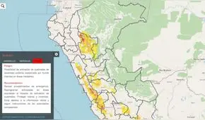 Senamhi advierte posible activación de quebradas en 19 regiones del Perú ¿Cuáles son?