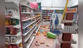 Trabajador de centro comercial graba precisos momentos del temblor en Tumbes