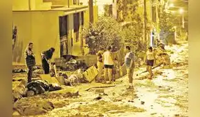 Huaicos en Lima: colapso de represa pone en peligro a Punta Hermosa Huaicos en Lima: colapso de represa pone en peligro a Punta Hermosa