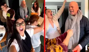 Bruce Willis celebró su cumpleaños 68 junto a sus cinco hijas y Demi Moore, su exesposa