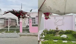 Hello Kitty en Chiclayo: casa se hace viral por fachada con la temática del popular personaje