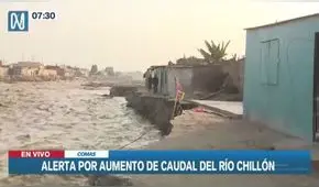 "No nos apoyan": vecinos de Comas ponen piedras y mallas en río Chillón para evitar perder sus casas