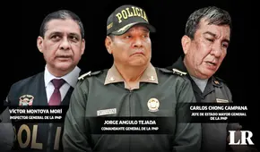 Jorge Angulo, ascensos y pases a retiro: así queda el nuevo comando general de la PNP