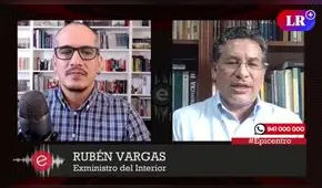 Rubén Vargas: "Creo que es uno de los momentos más oscuros y críticos de la Policía Nacional"