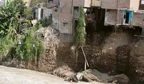 Río Rímac devora vivienda y enluta a una familia Río Rímac devora vivienda y enluta a una familia