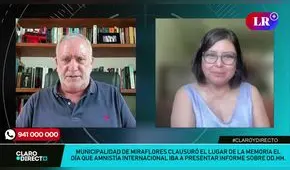 Iris Jave: Justo la clausura se da luego de que el alcalde de Lima dijo que no le gusta el LUM