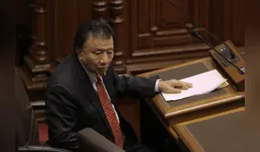 Congreso: Enrique Wong se quiebra ante el Pleno y pide que lo salven de la suspensión por 120 días