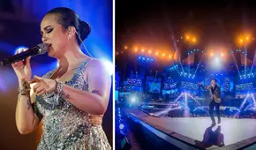 Daniela Darcourt cantó recordado tema en la segunda noche de concierto del Grupo 5