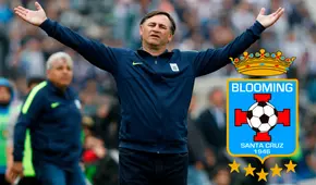 Carlos Bustos, ex-DT de Alianza, pelea los últimos lugares del fútbol boliviano con el Blooming