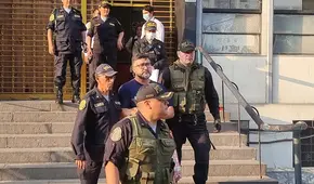 Exministro Geiner Alvarado es trasladado a la carceleta del INPE en el penal Ancón II