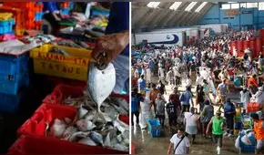 Semana Santa: cientos de personas en terminal pesquero a un día de Jueves Santo