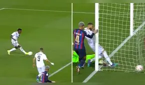 ¡Contra letal! Golazo de Vinicius para empatar la llave frente al Barcelona en la Copa del Rey