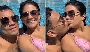 María Fe Saldaña descarta supuesta infidelidad de Josimar y se luce junto a él con tierno beso