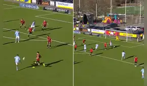 Sergio Peña se lució con tremendo pase de 3 dedos y encaminó la remontada del Malmo