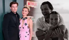 Millie Bobby Brown, actriz de "Stranger things", anuncia su compromiso con Jake Bongiovi a los 19 años