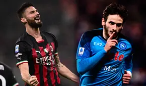 AC Milan vs. Napoli: posibles alineaciones del partido por la Champions League