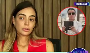 Camila Ganoza revela que Richard le enviaba fotos con el torso desnudo cuando ya estaba con Brunella