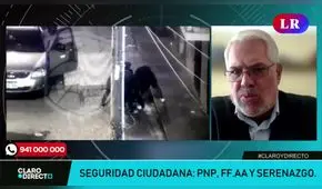 Gino Costa sobre apoyo de militares en las calles: "La Fuerza Armada está menos preparada que la Policía"