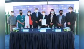 Donan planta de oxígeno al Hospital Municipal de Arequipa