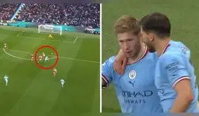 Al Arsenal se le escapa la Premier: gol de Kevin De Bruyne para Manchester City a los 6 minutos