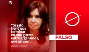 Clarín no publicó cita apócrifa atribuida a Cristina Fernández que avala “guerra entre argentinos”
