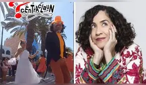 Caporales bailan disfrazados de Pataclaun sin imaginar que Wendy Ramos los vería: "Con su pollo"