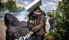 Manifestante es brutalmente golpeado por unidad de la Policía de Francia durante protesta