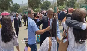 Estudiante de la PNP se quiebra al recibir visita de sus padres tras varios meses: “Qué orgullo” Estudiante de la PNP se quiebra al recibir visita de sus padres tras varios meses: “Qué orgullo”
